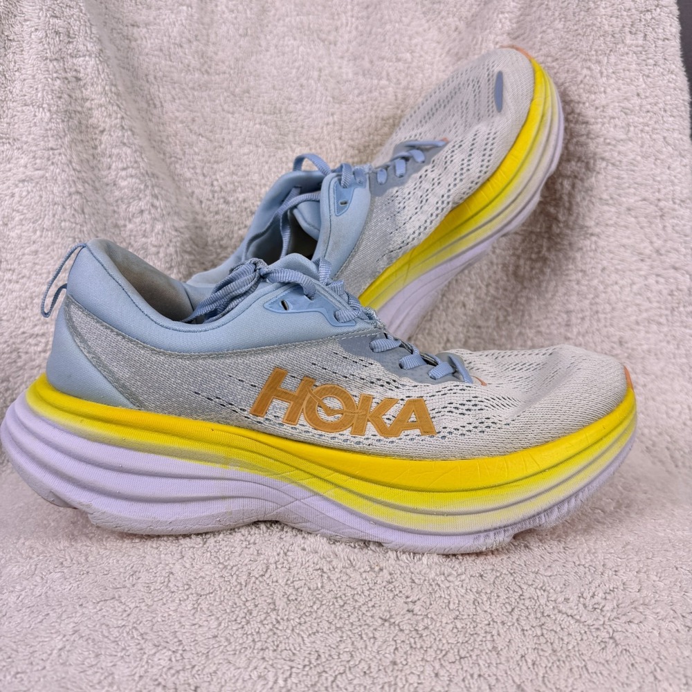 HOKA ONE ONE Bondi 8 Max Cushioned Road Running Shoes Men's‎ Size 10D